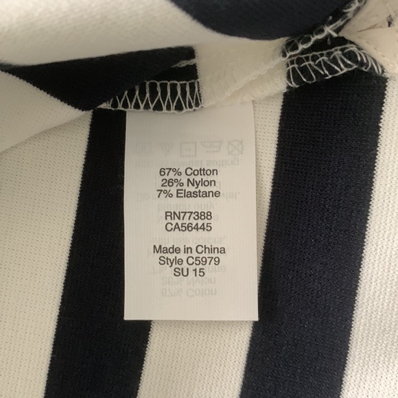 JCrew NWOT Embellished Striped Top size S - Picture 13 of 15